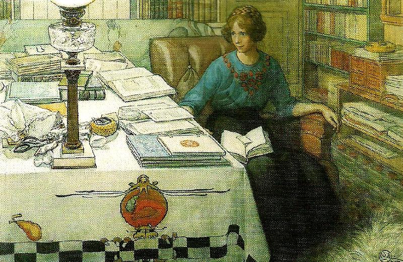 Carl Larsson bolla oil painting picture